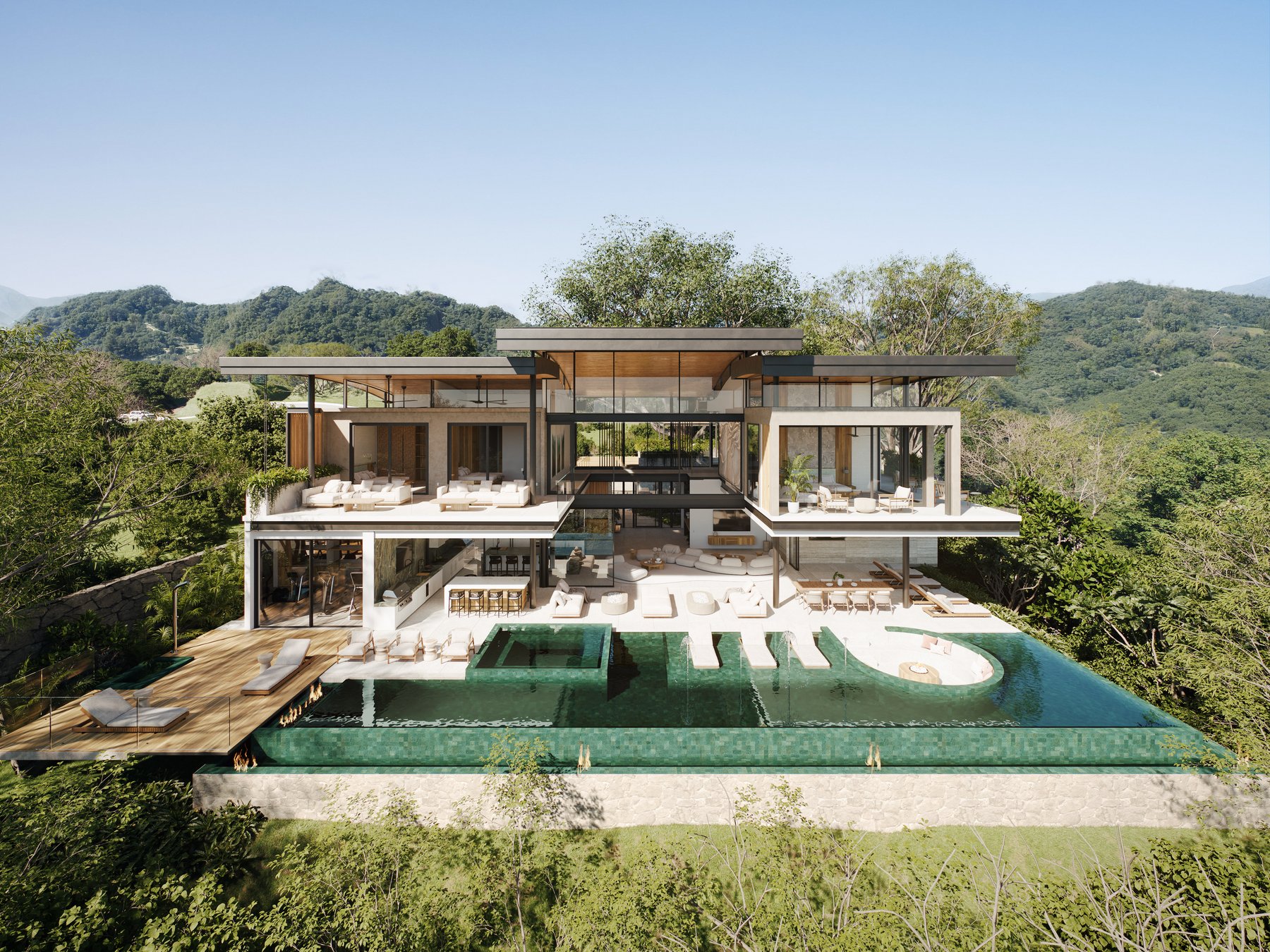 Tres Velas — residential architecture, Guayacán, Reserva Conchal, Guanacaste